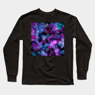 Purple and Blue Bubbles Long Sleeve T-Shirt